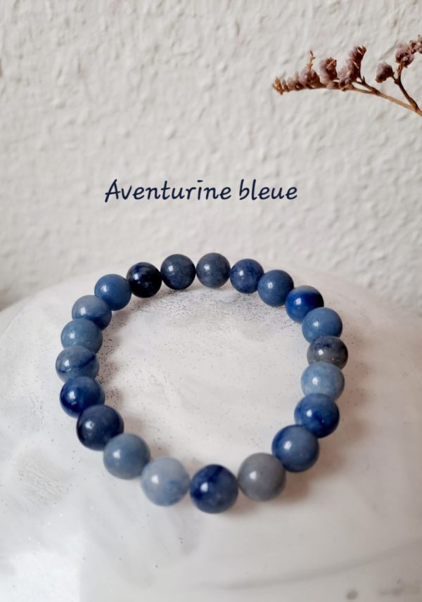 Bracelet d'Aventurine bleue